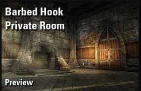 barbed hook private room